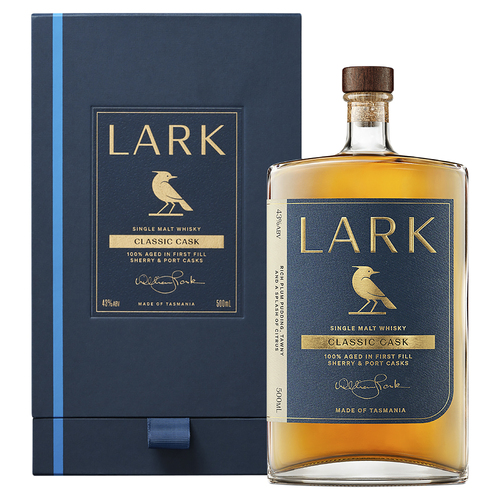 Lark Distillery Classic Cask Single Malt Whisky 500ml